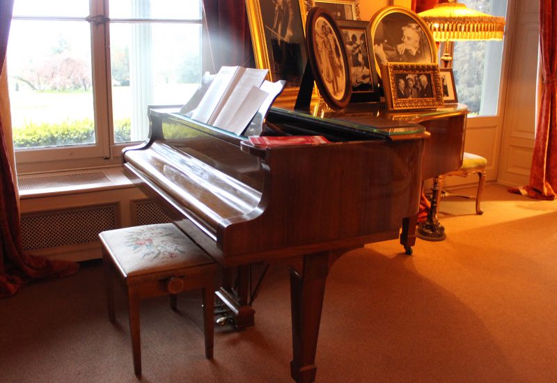 Vevey Manoir Le Ban piano de Charlie Chaplin