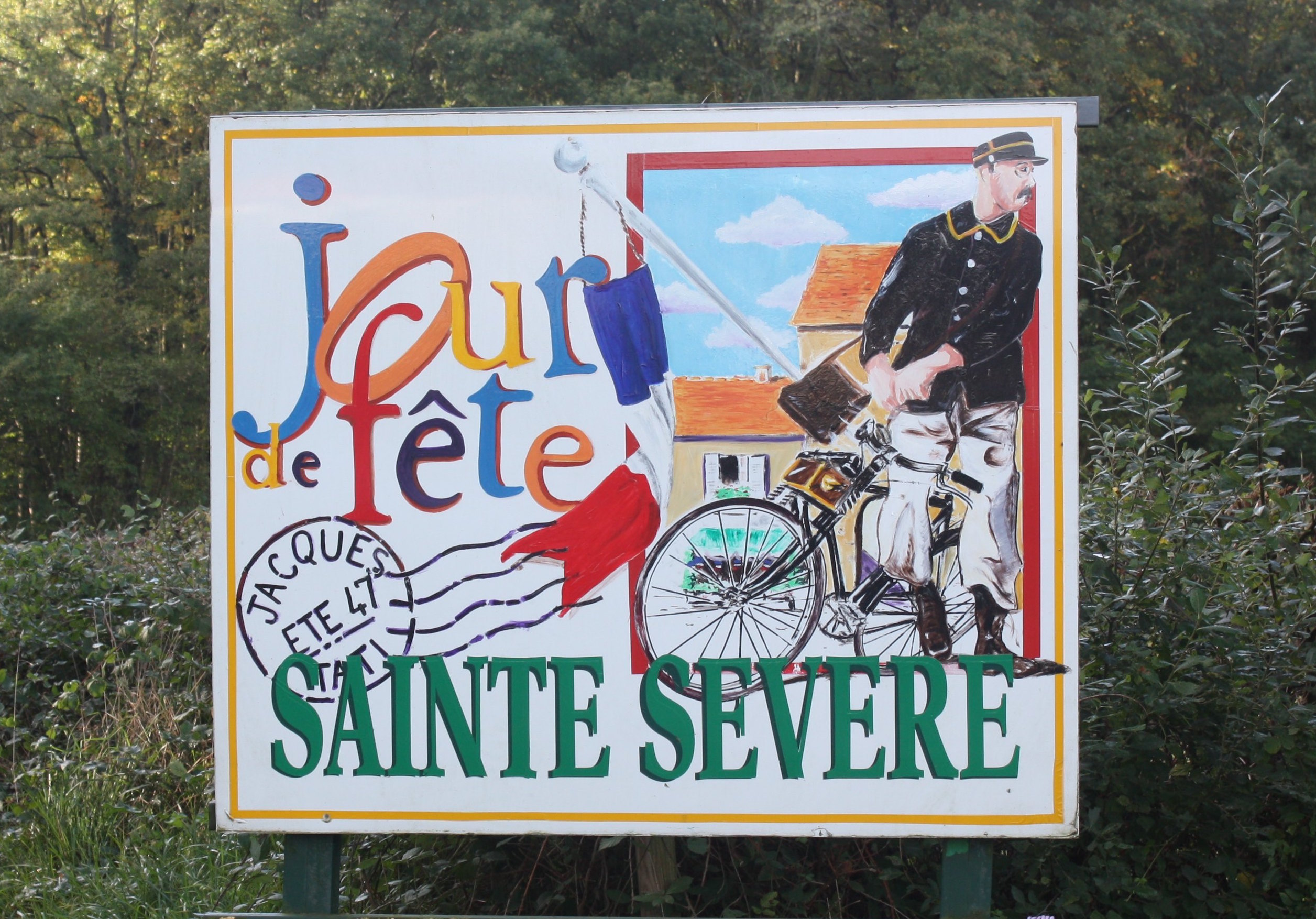 Ste Sévère affiche Jour de fête Tati