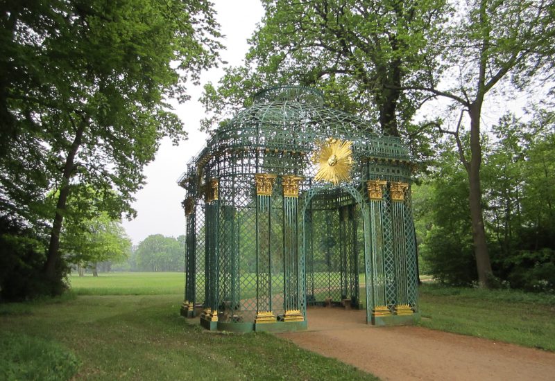 Potsdam château de Sans-Souci folie vert et or