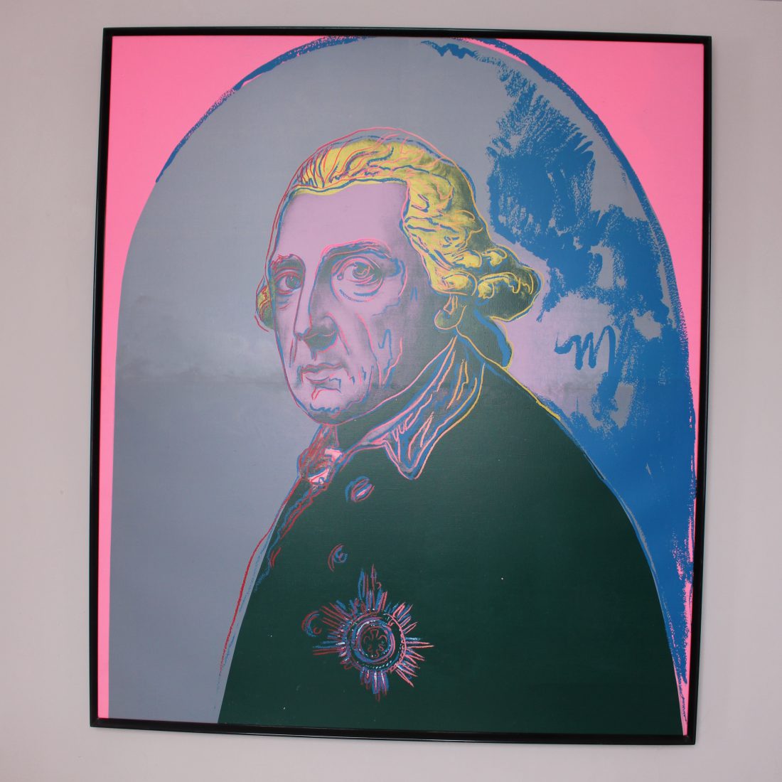 Potsdam Sans Souci Portrait Frederic II par Andy Warhol