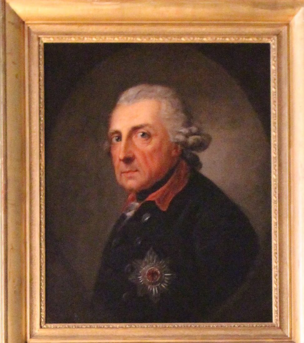 Potsdam Sans Souci Portrait Frederic II par Anton Graf