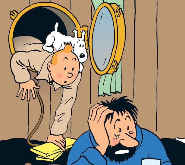 Hergé. Le Crabe aux pinces d'or, page 15. © Hergé-Moulinsart 2016
