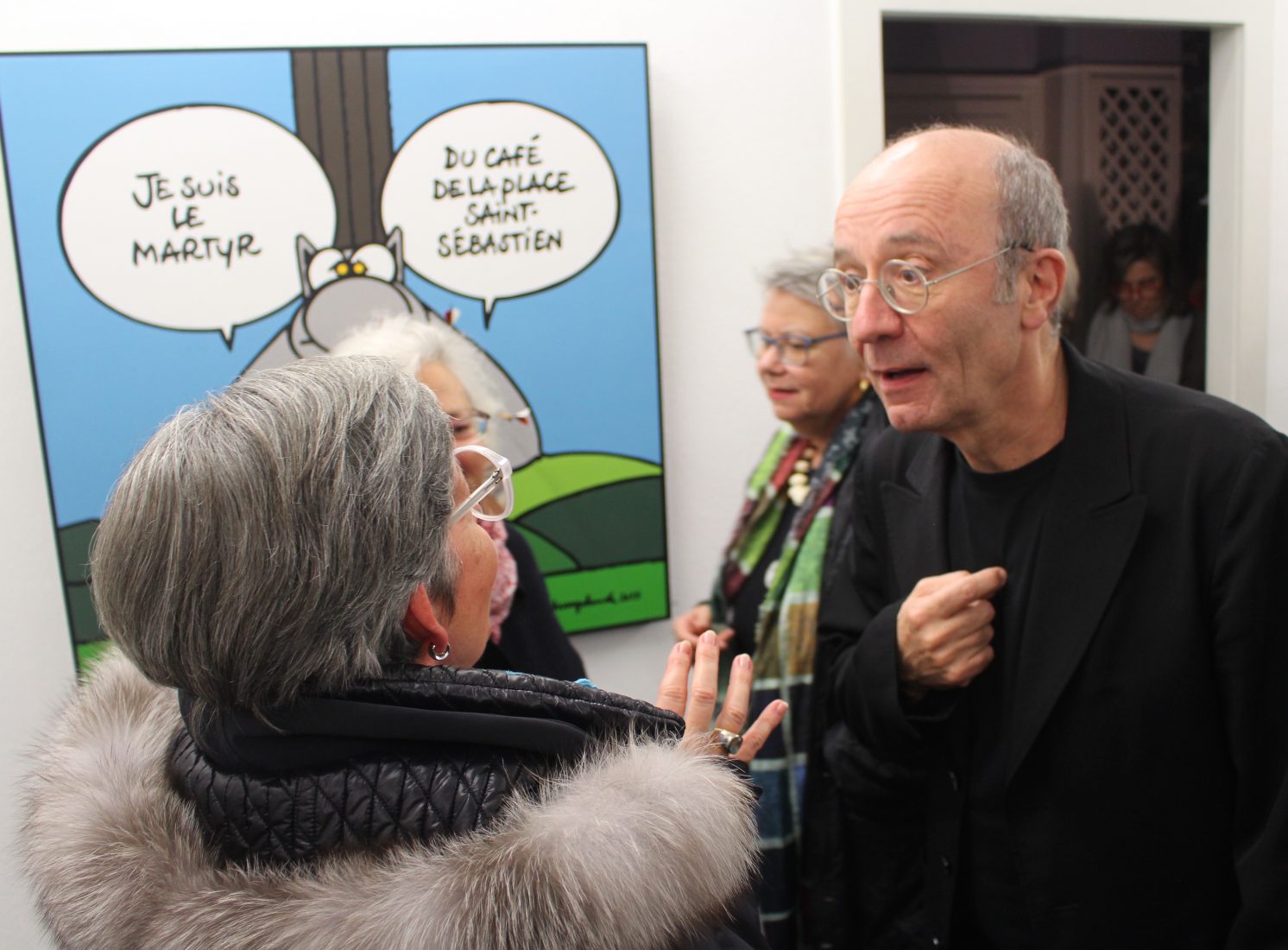 Exposition Geluck et le chat lausanne 2016-17