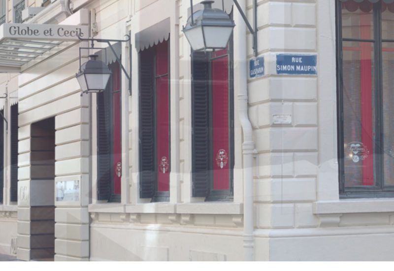 Entrée Hôtel Globe & Cecil Lyon @françoyse Krier 