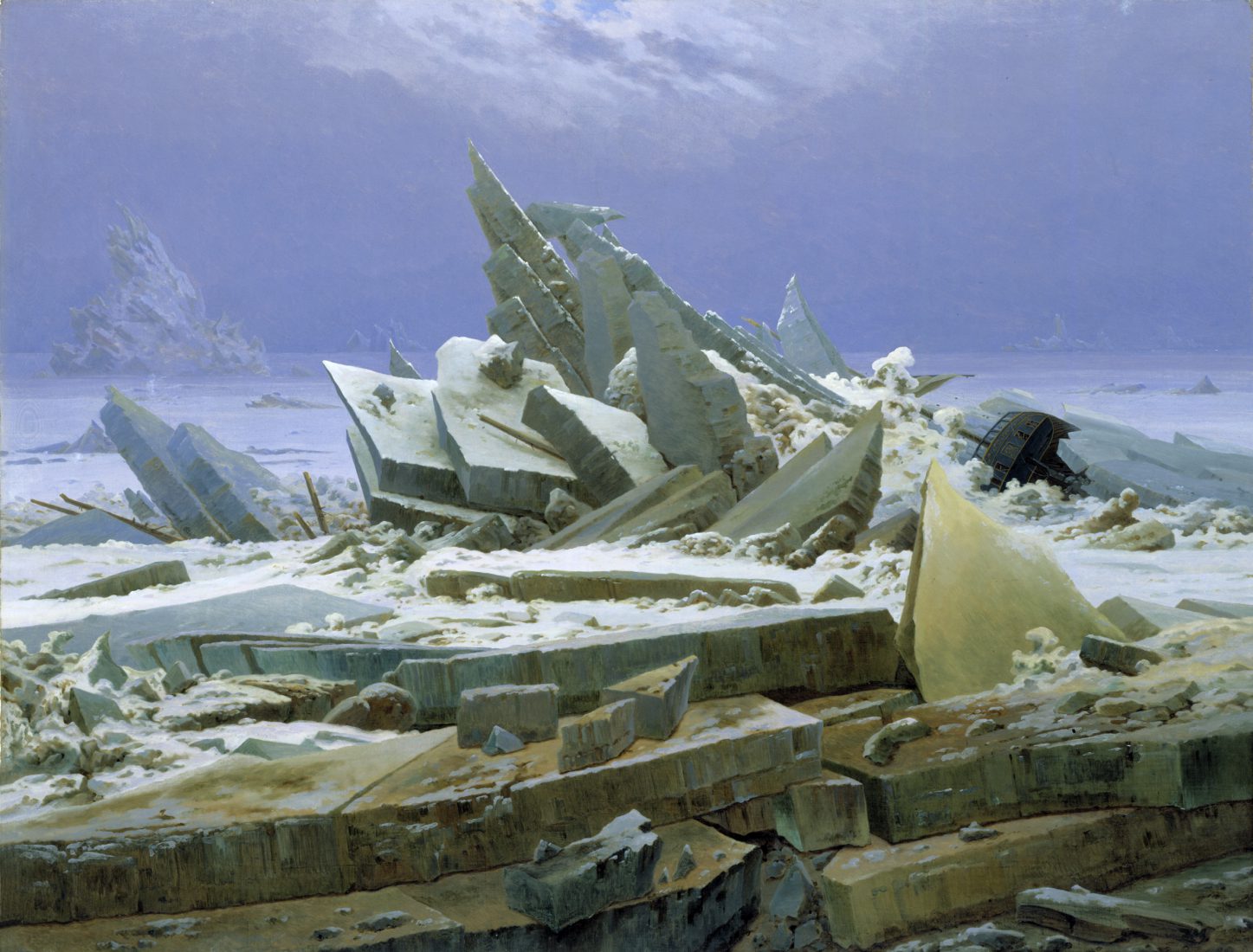 Caspar David Friedrich, Das Eismeer, 1823 24 © Hamburger Kunsthalle, bpk, Foto Elke Walford 2