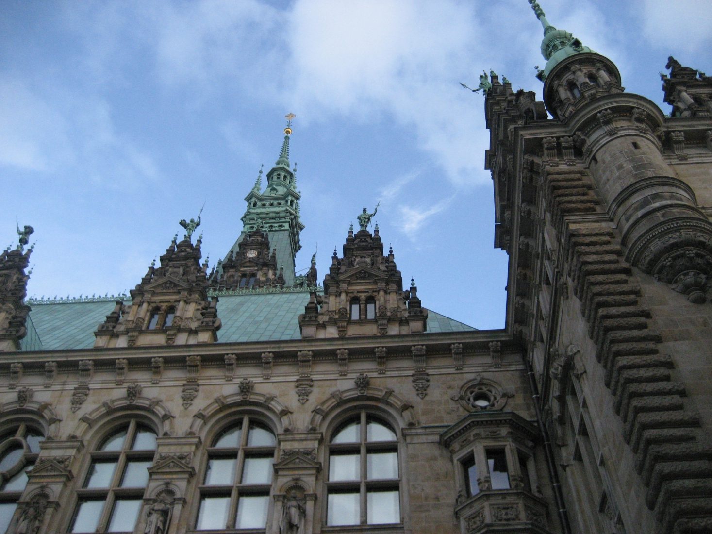 Hambourg hôtel de ville. Photo f. krier