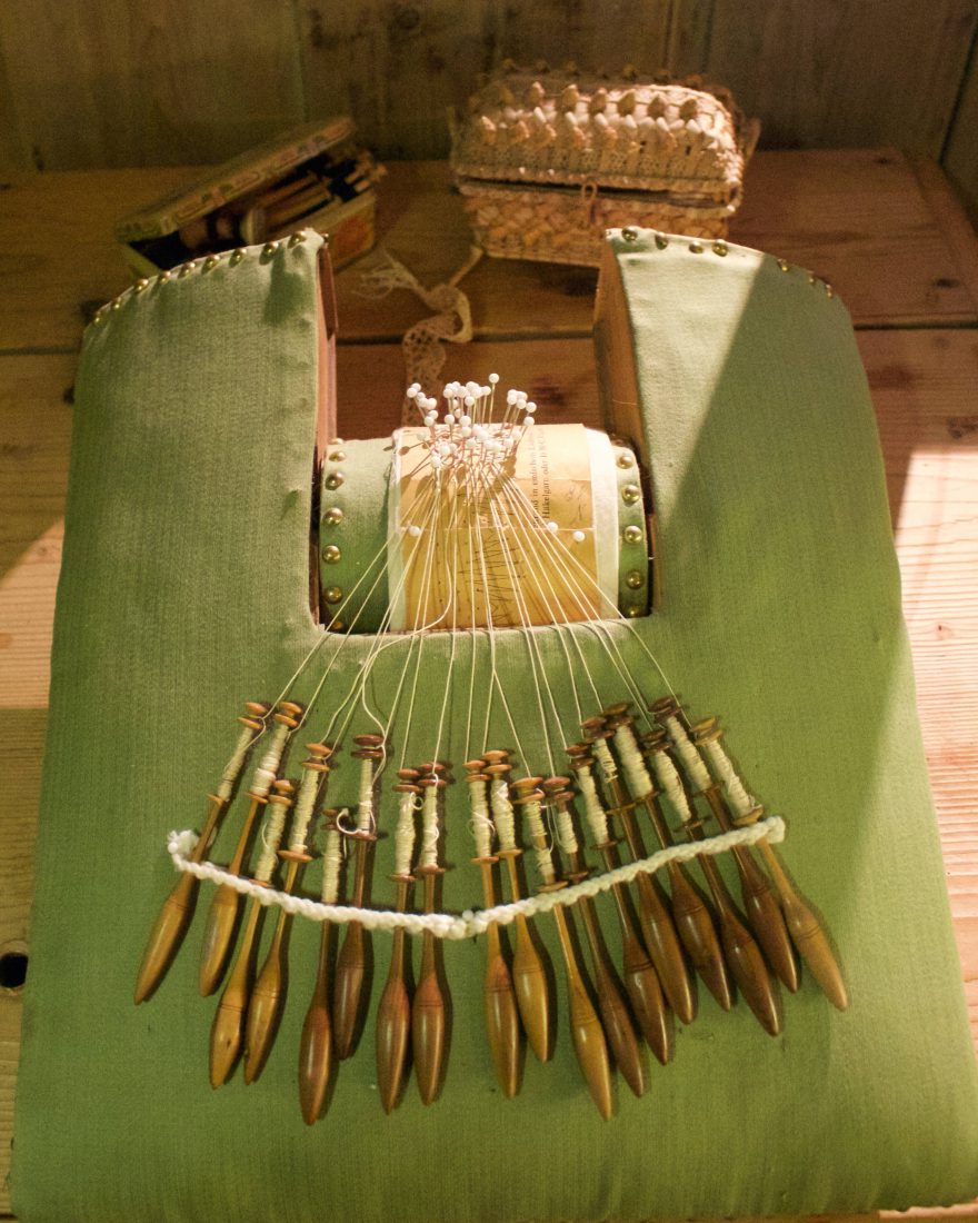 Musée Saanen fuseaux dentelle