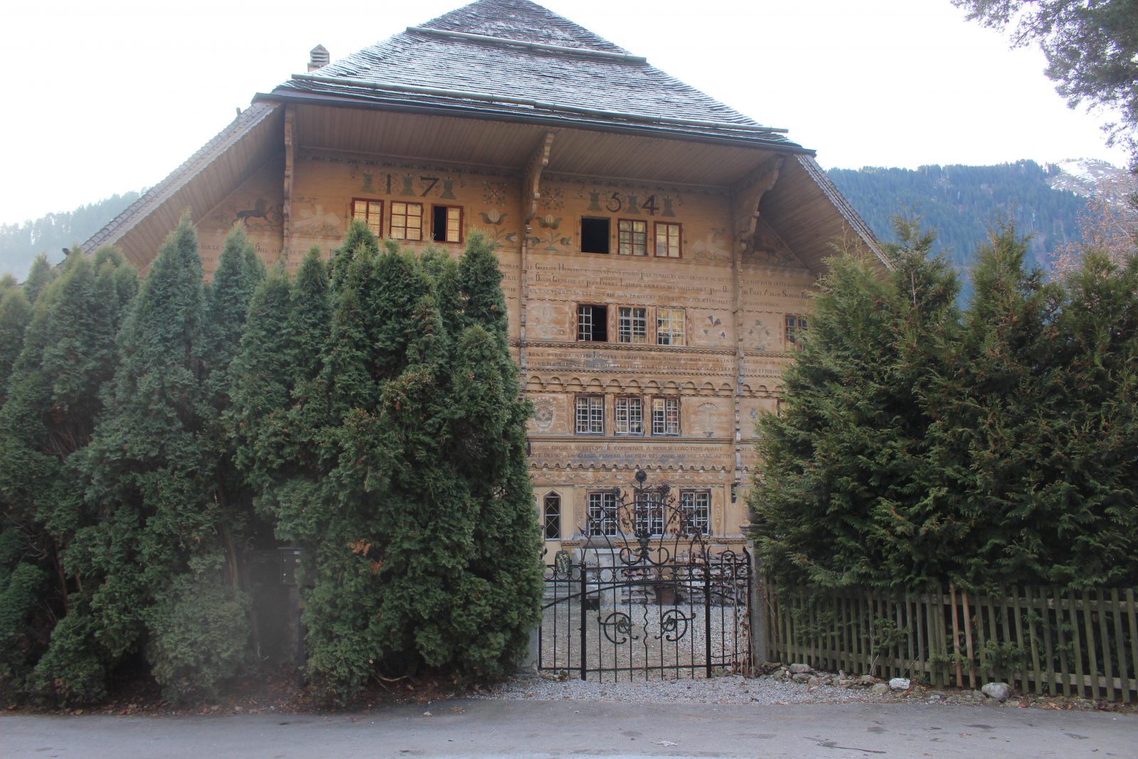 Rossinière le grand chalet Balthus