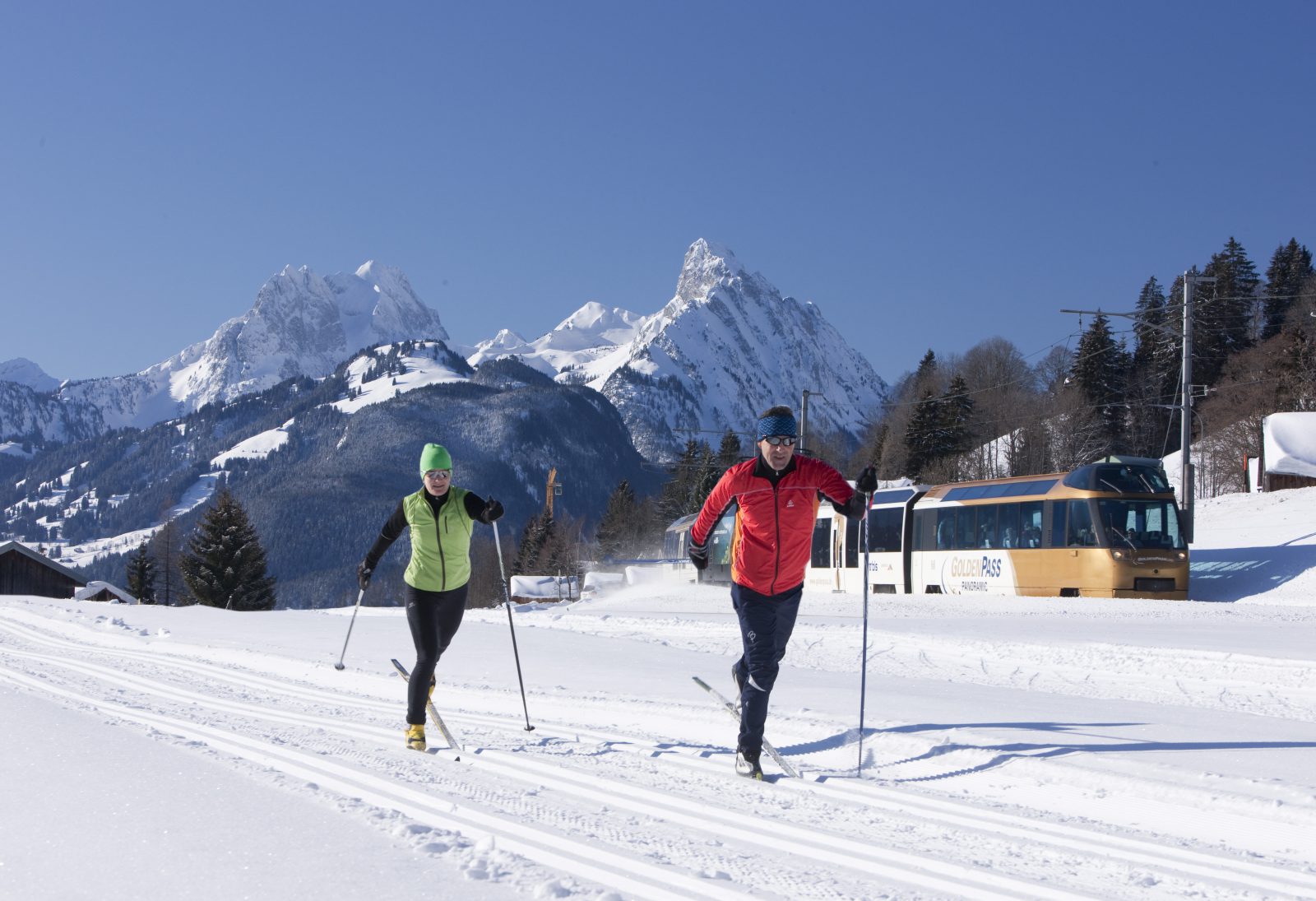 Langlauf in Saanenmöser BE Photo by Christof Sonderegger