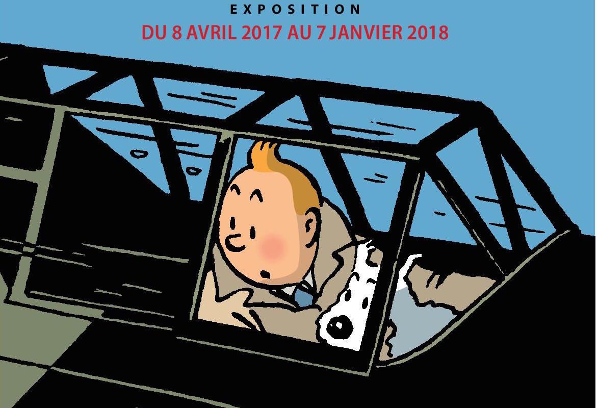 Affiche Arc-et-Senans 2017 Le monde d'Hergé