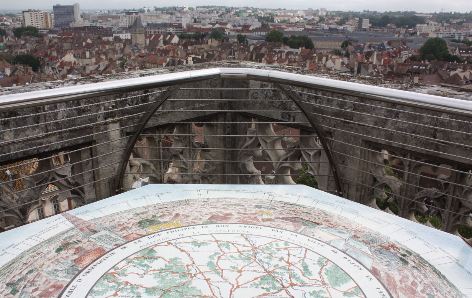 Dijon panorama depuis la Tour