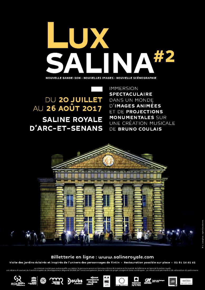 Lux salina Arc & Senans affiche