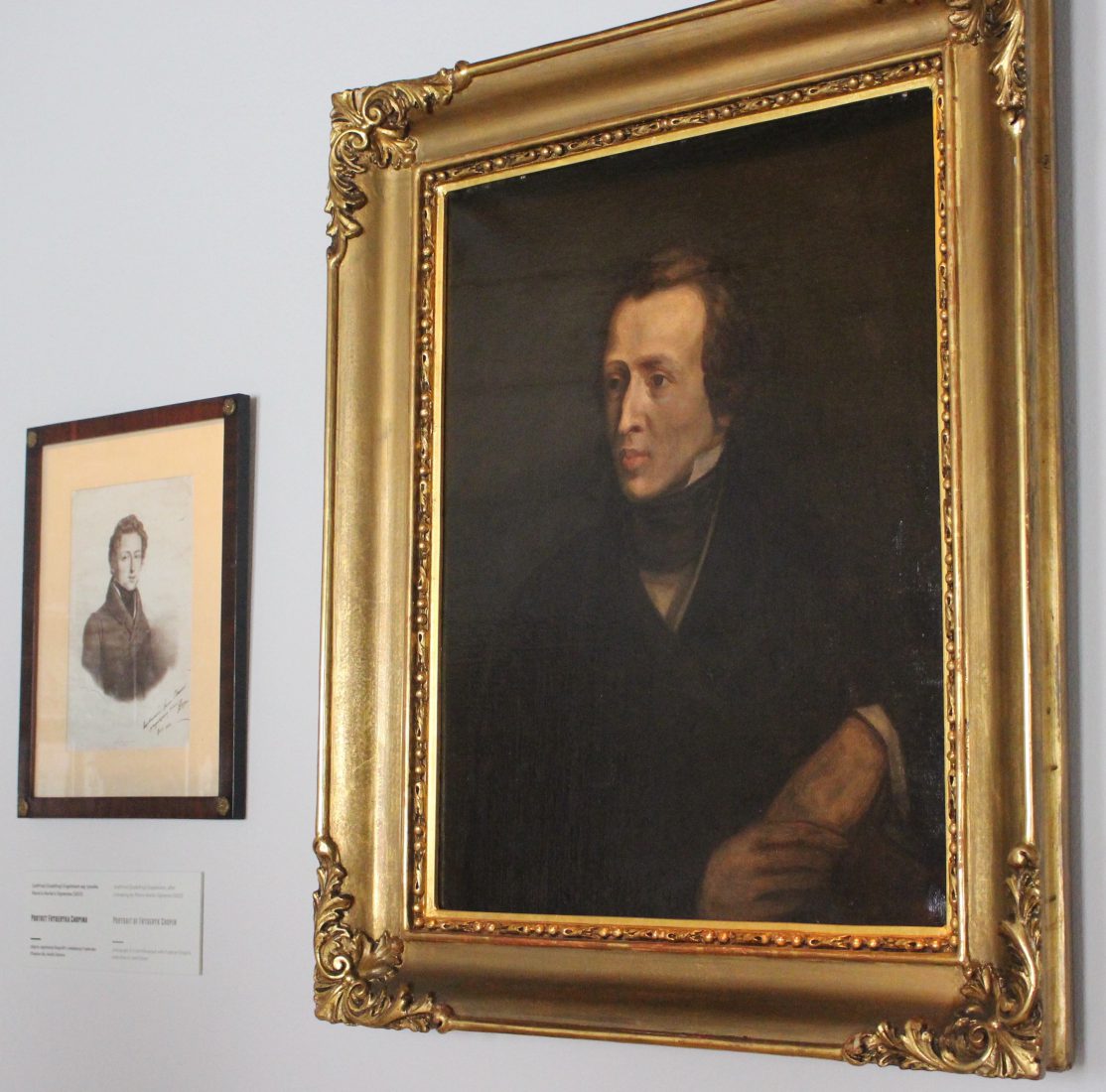 portrait chopin Casimir Mordasiewicz, d’après un tableau perdu de Antoine Kolberg 