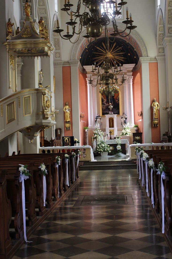 pologne église de Brochów intérieur