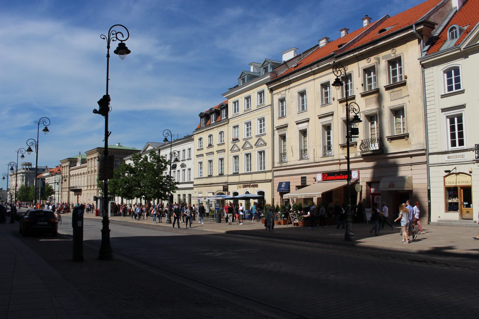 Pologne Balades et itinéraire de Chopin à Varsovie rue Krakowskie Przedmieście