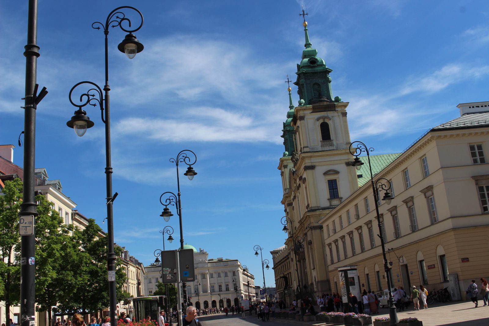 pologne varsovie L'église de la Sainte-Croix 