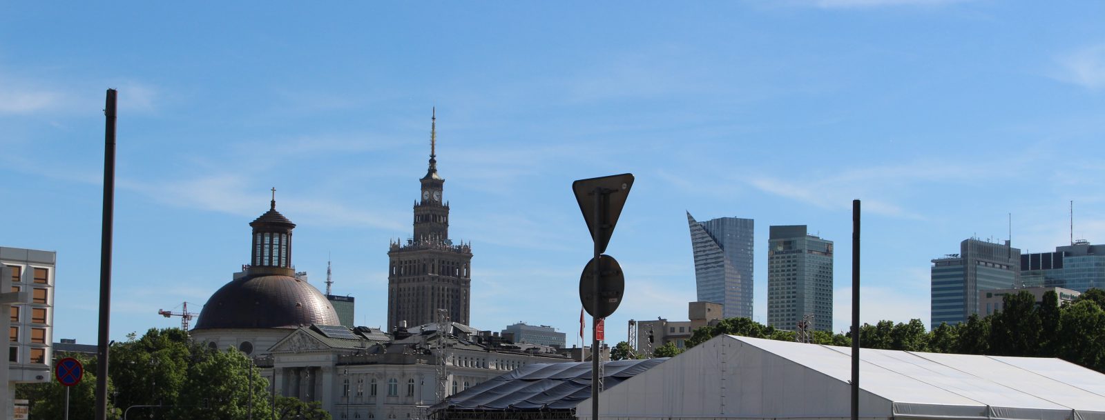 Pologne Varsovie vue sur la ville 