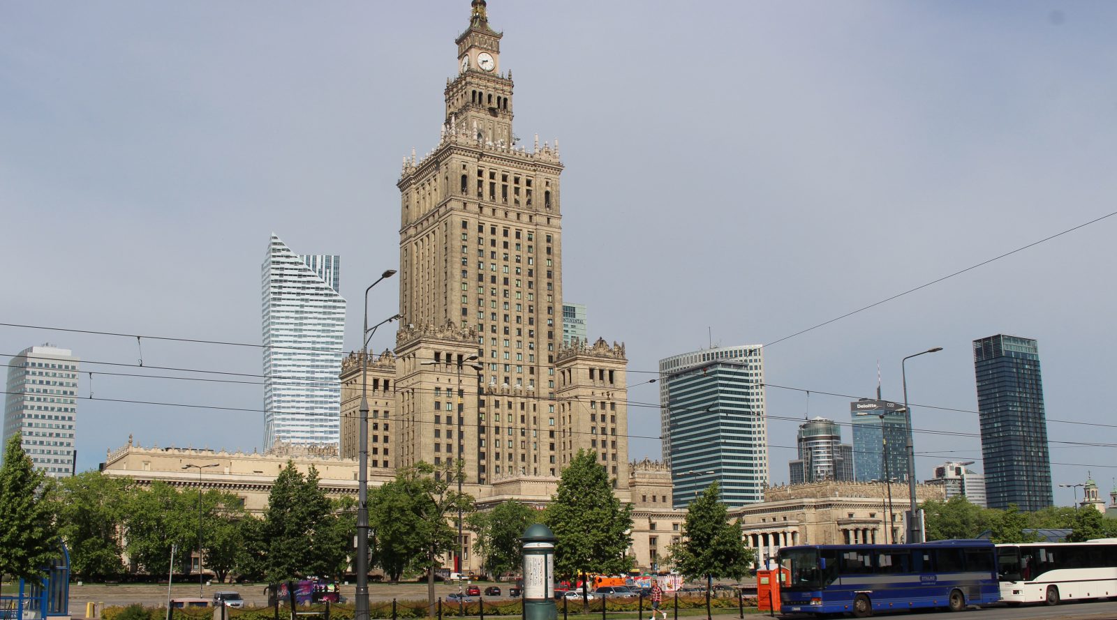 pologne varsovie Palais de la Culture et de la Science