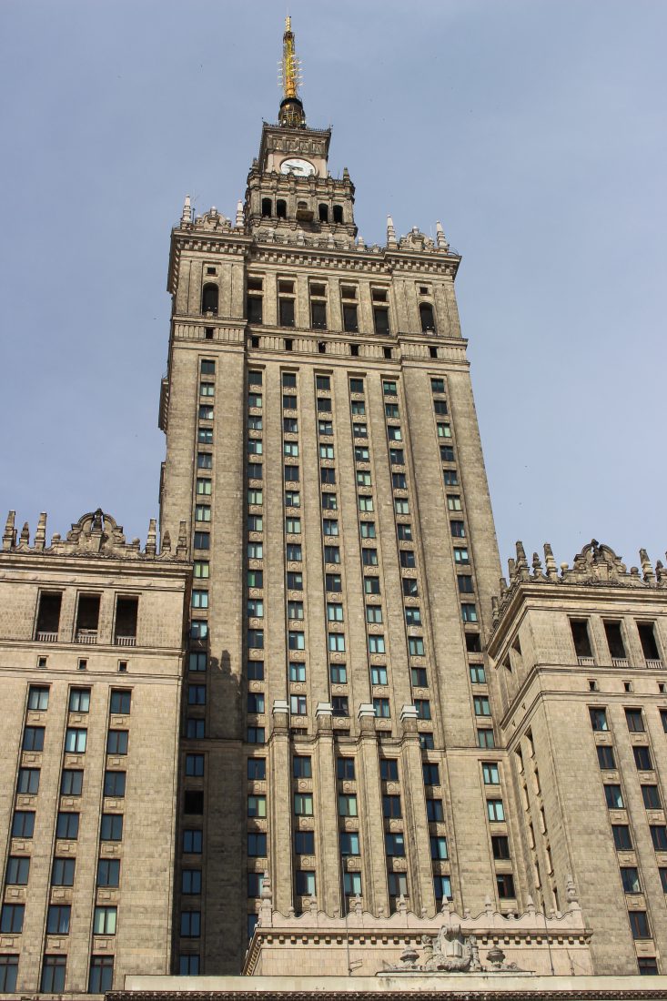 Pologne Varsovie Staline Palais de la Culture et de la Science
