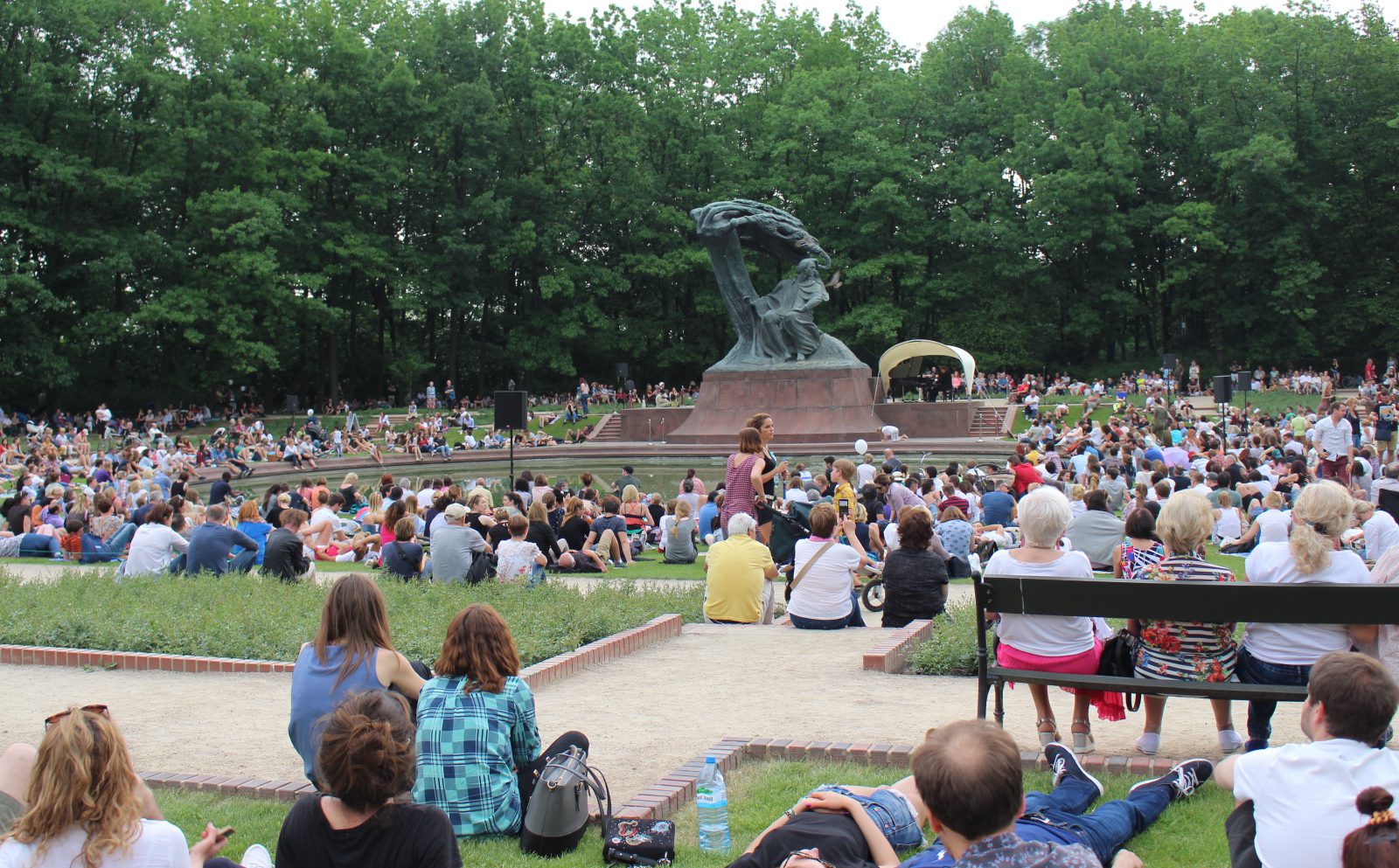 Pologne Varsovie concert Chopin Parc Lazienki