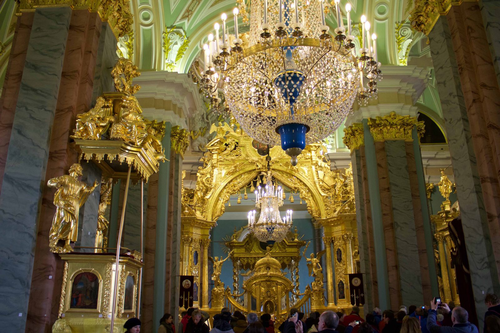 saint Petersbourg cathédrale Saint Pierre-et-Paul intérieur
