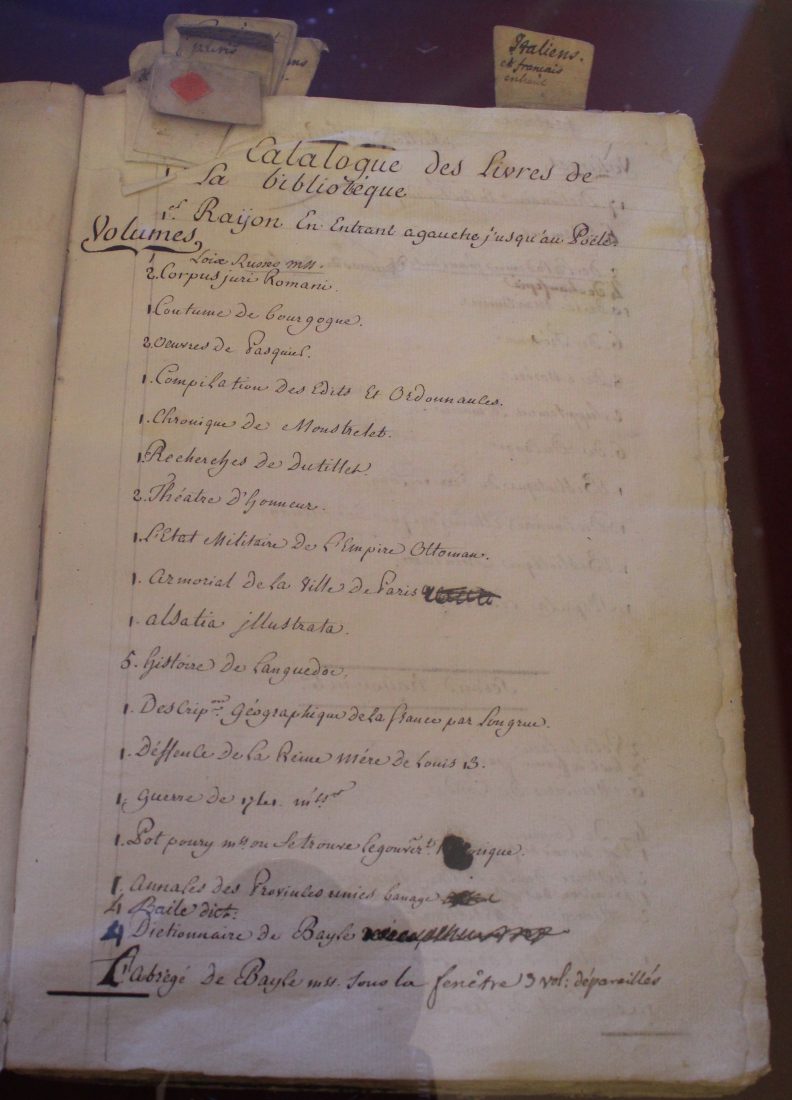 Saint-petersbourg Catalogue des livres de la Bibliothèque de Voltaire