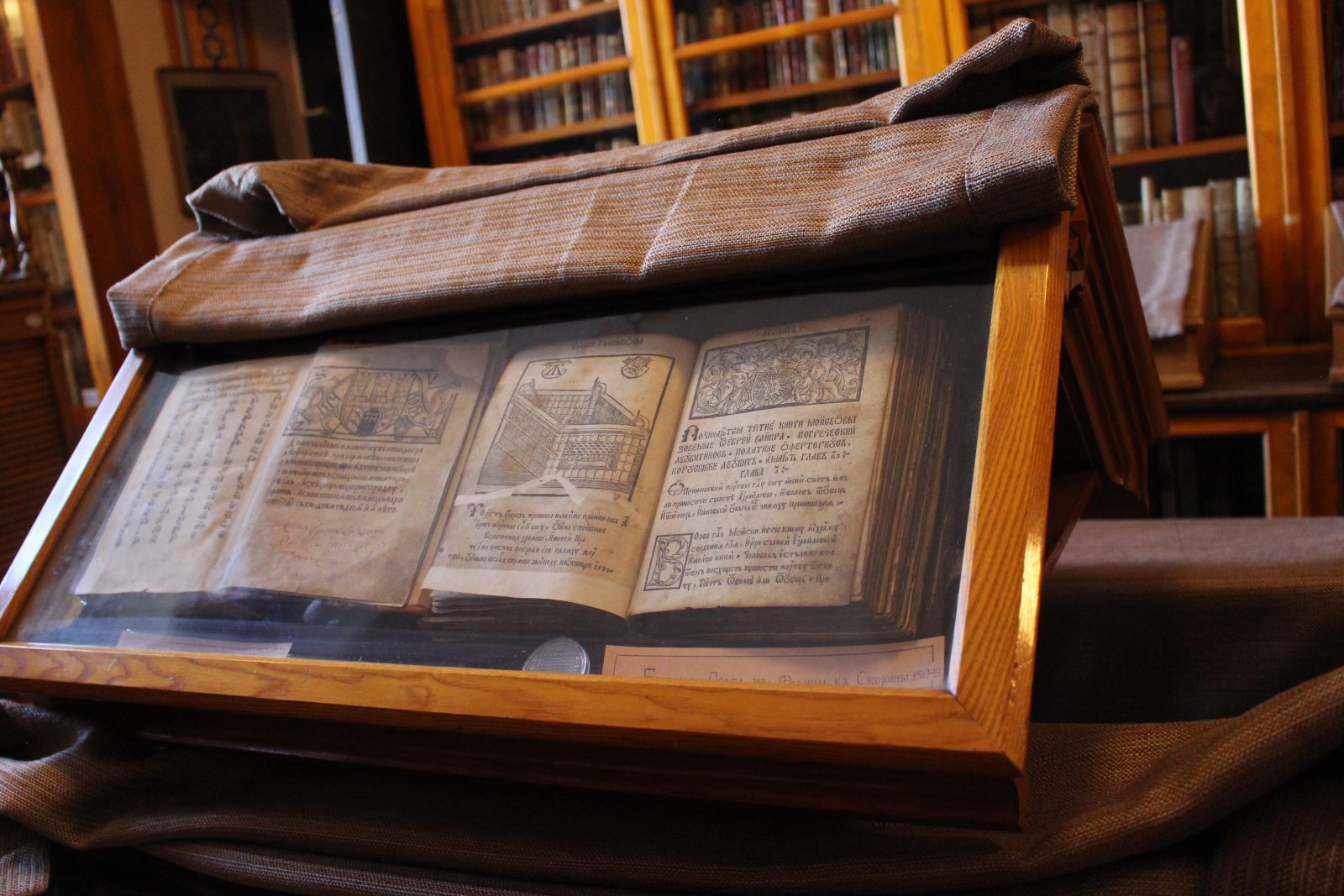 Saint-petersbourg Bibliothèque Voltaire livres anciens incunable