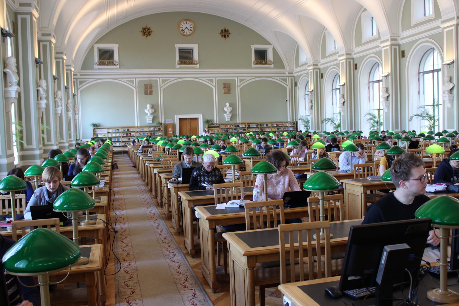 Saint-petersbourg Bibliothèque Voltaire salle de lecture