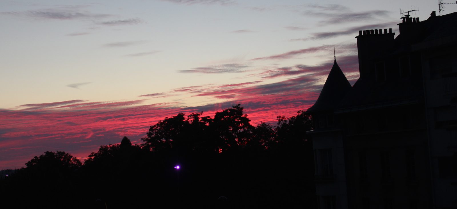 Rodez coucher de soleil