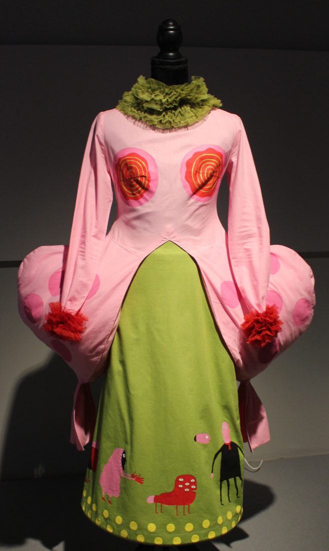 Musée Forel Robe rose et vert Albertine Zullo