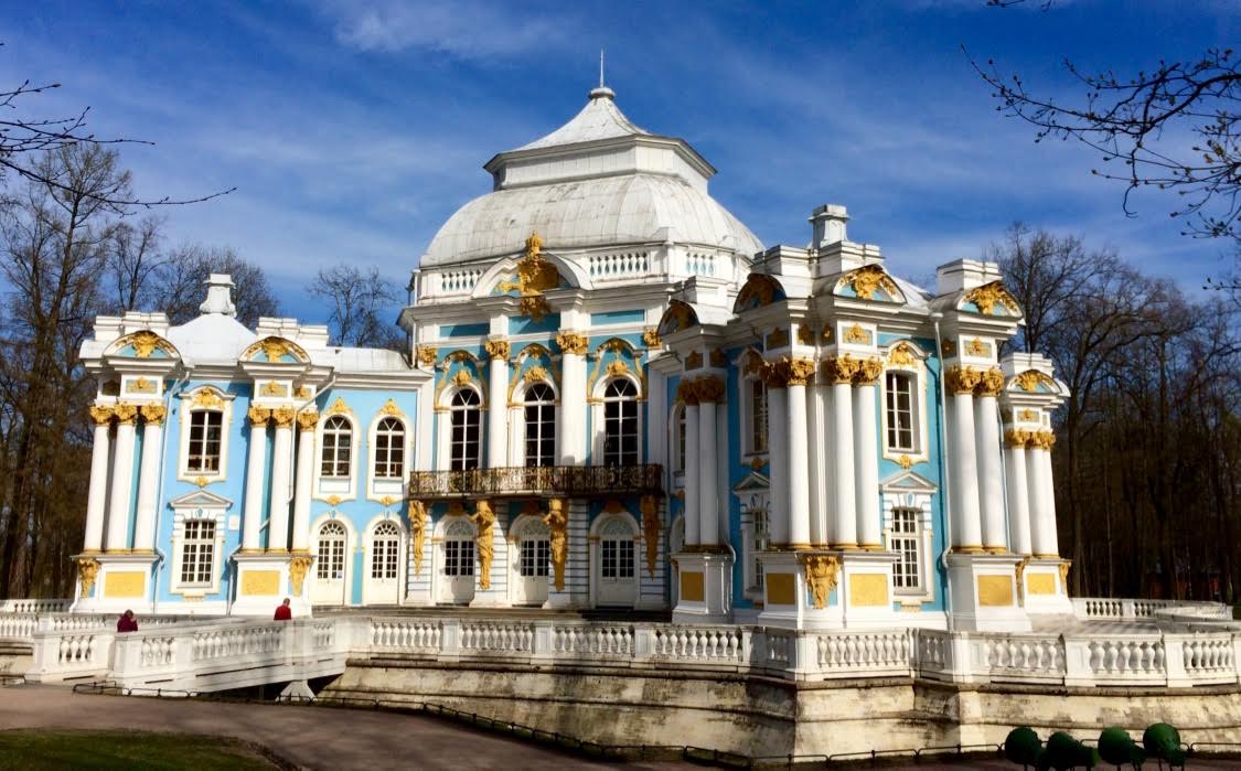 Russie - Tsarskoïé Selo pavillon La grotte
