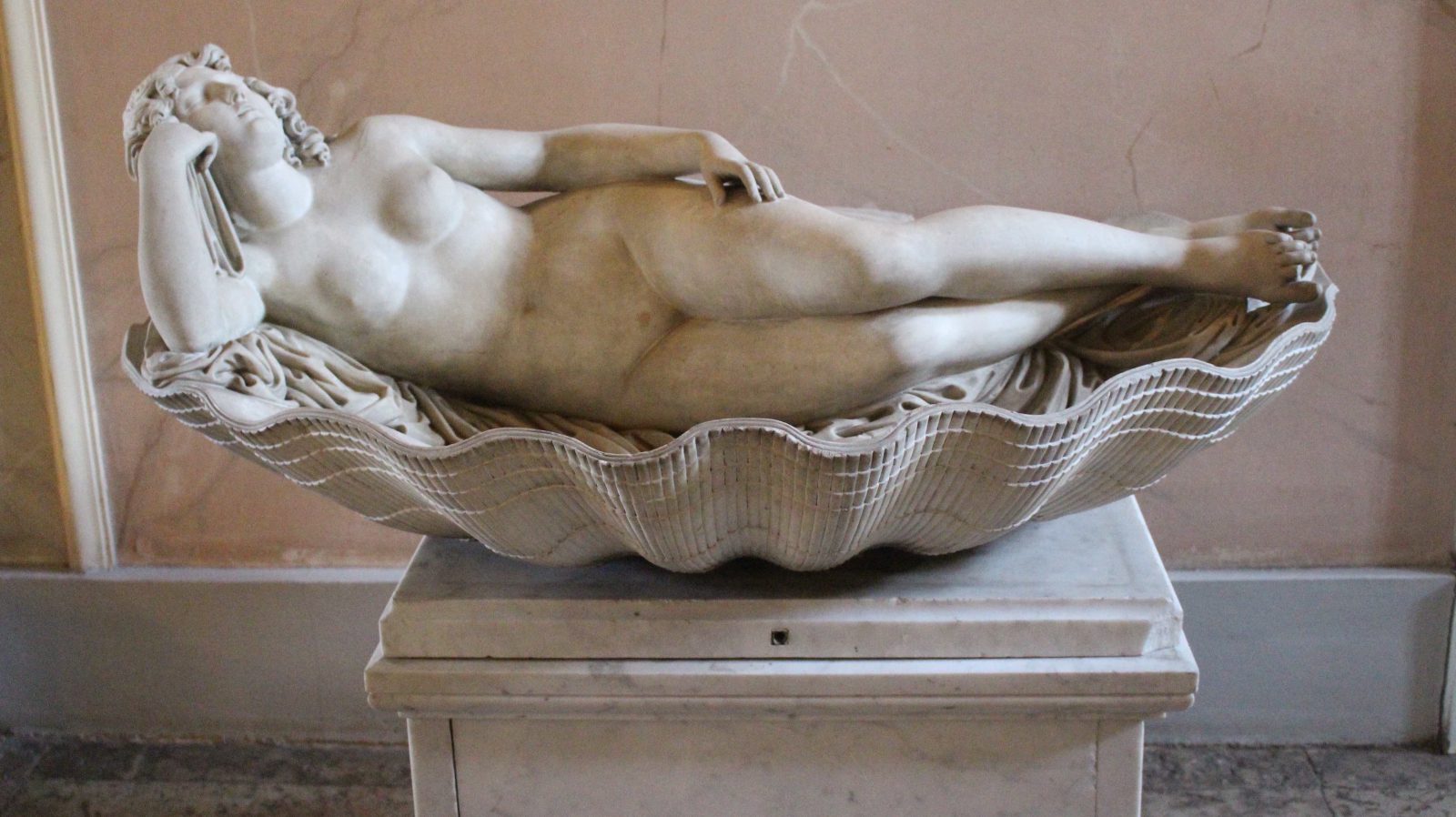 PALAIS MENCHIKOV statue Vénus dans un coquillage