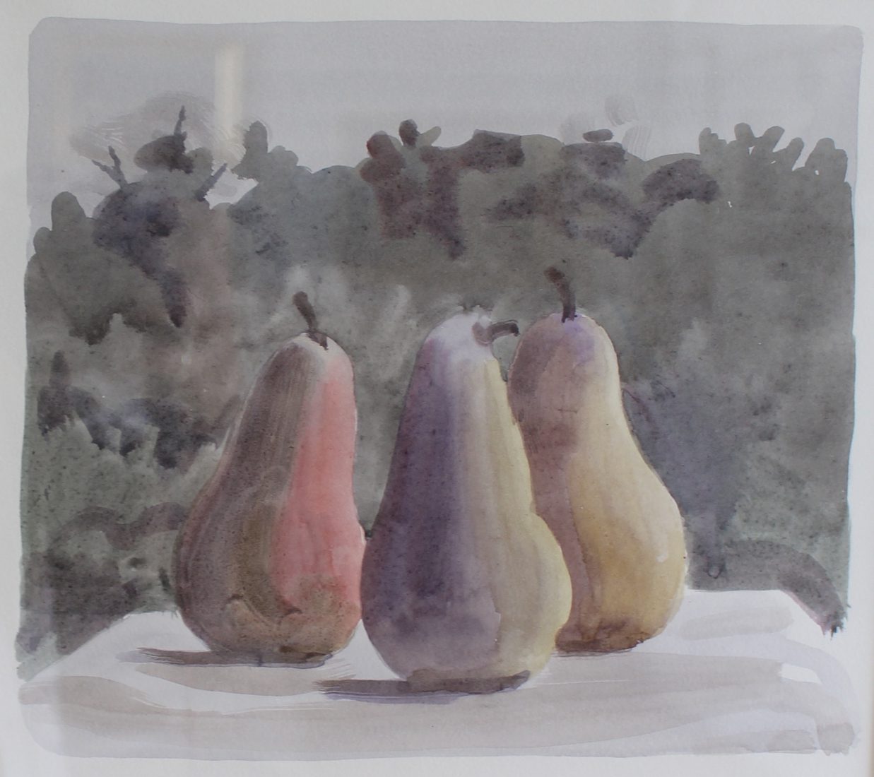 Italo De Grandi : Les trois Grâces - aquarelle sur papier