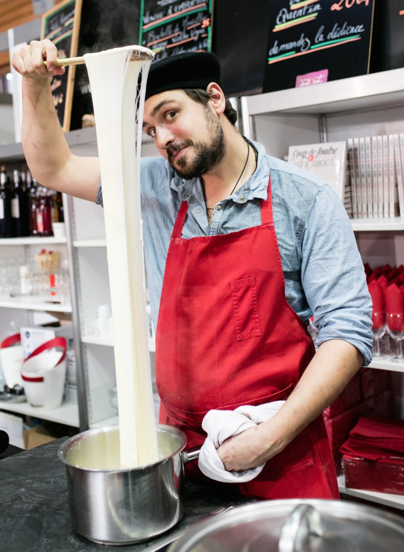 Aveyron l'aligot Quentin Bourdy Top Chef salon gouts et terroir Bulle