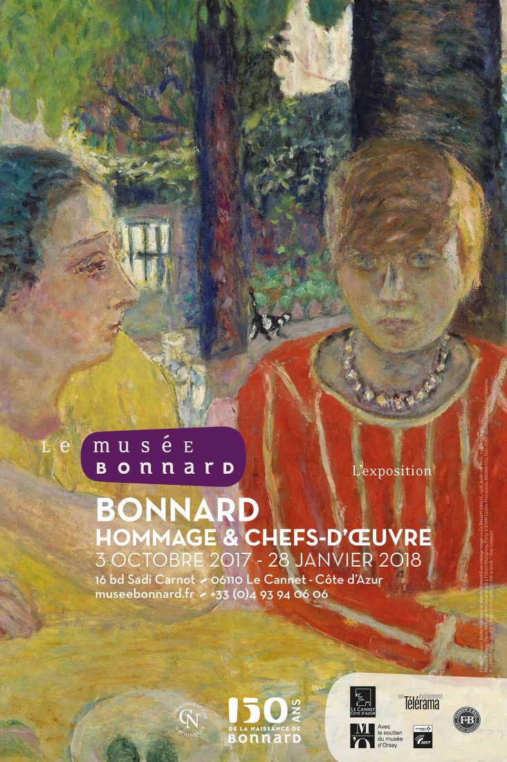 Bonnard Affiche exposition Affiche Hommage_et_chefs-d-œuvre-Marthe
