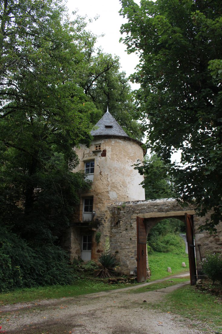 Aveyron - Le château de Saint-Rémy - entrée