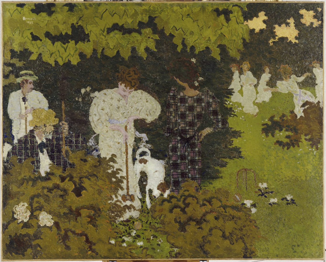 Bonnard Pierre (1867-1947). Paris, musée d'Orsay.La partie de croquet