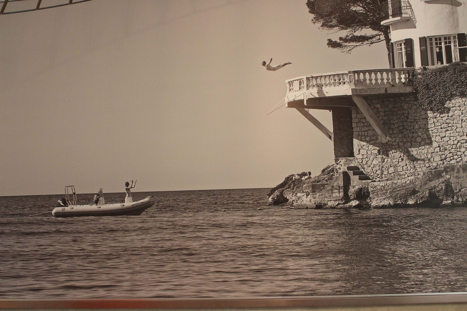 Cassis - photo ancienne vue depuis l^Hôtel de la Plage