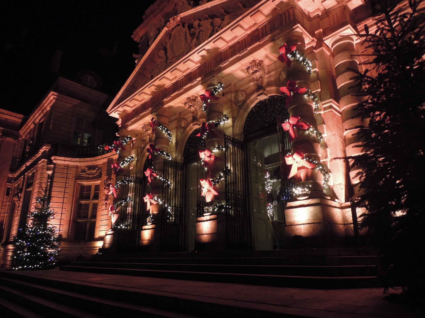 Vaux-le-Vicomte noel entrée