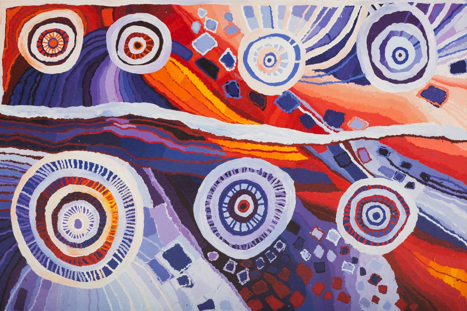 Beryl Jimmy (ca. 1970) / Nyangatja watarru / Pays natal Watarru, 2017