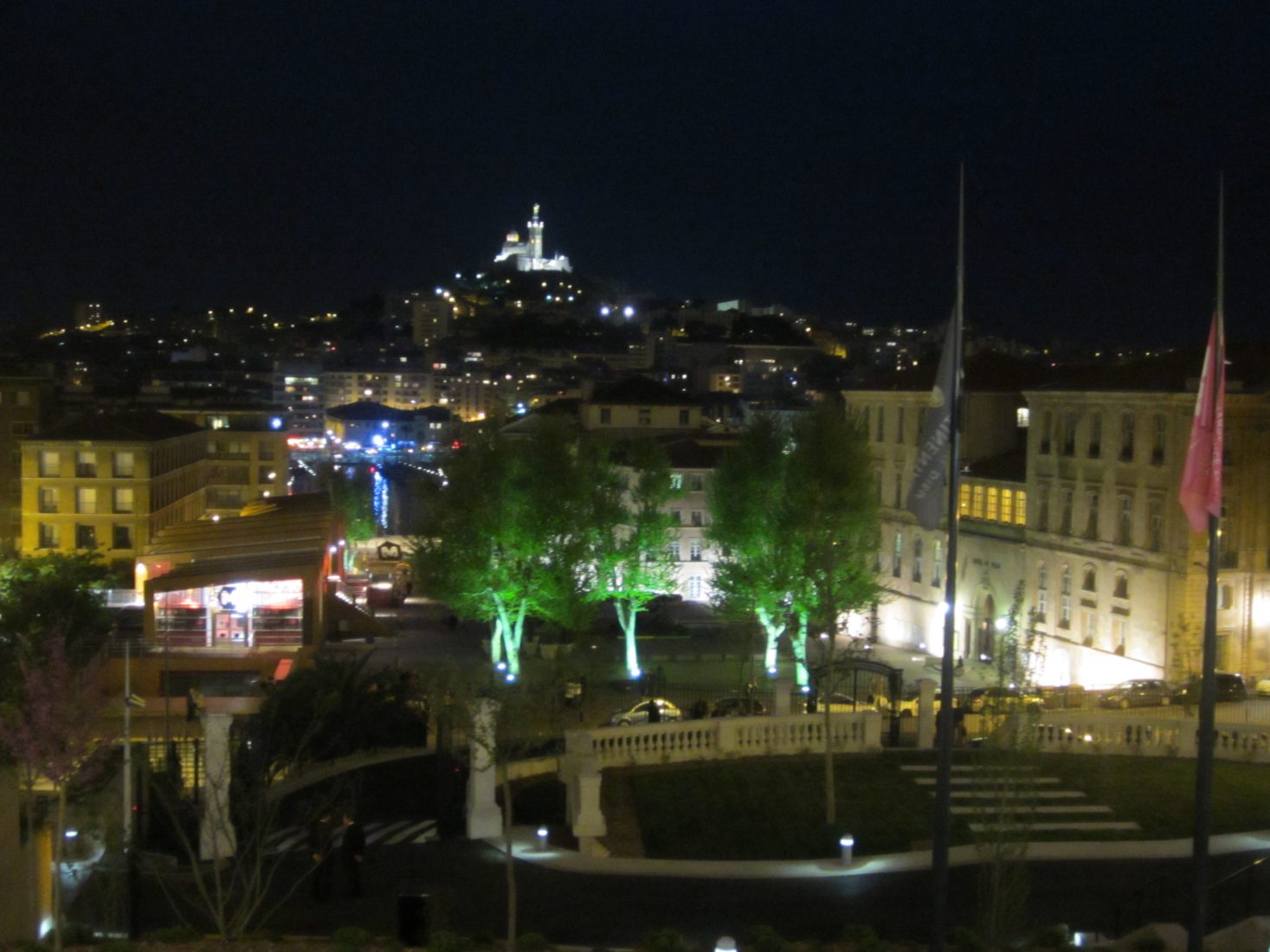 Marseille vue depuis 'Hôtel-Dieu