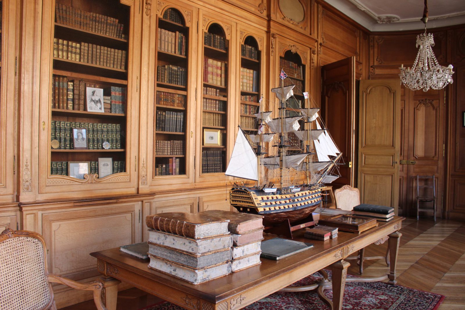 Château de Saint-Fargeau bibliothèque