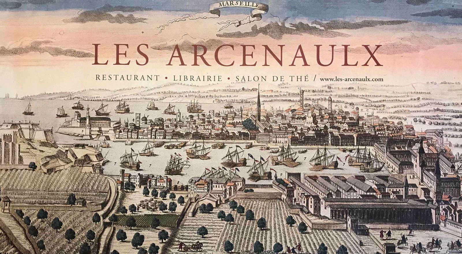 Les Arcenaulx Marseille set de table