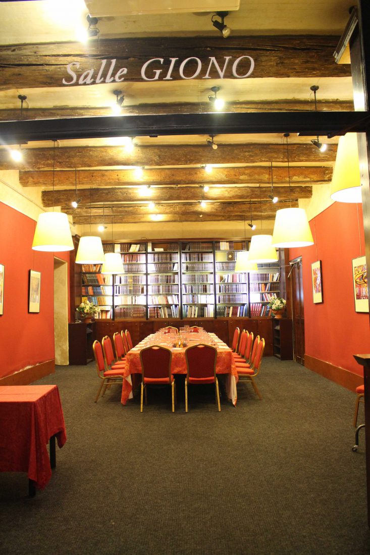 Les Arcenaulx librairie salle Giono