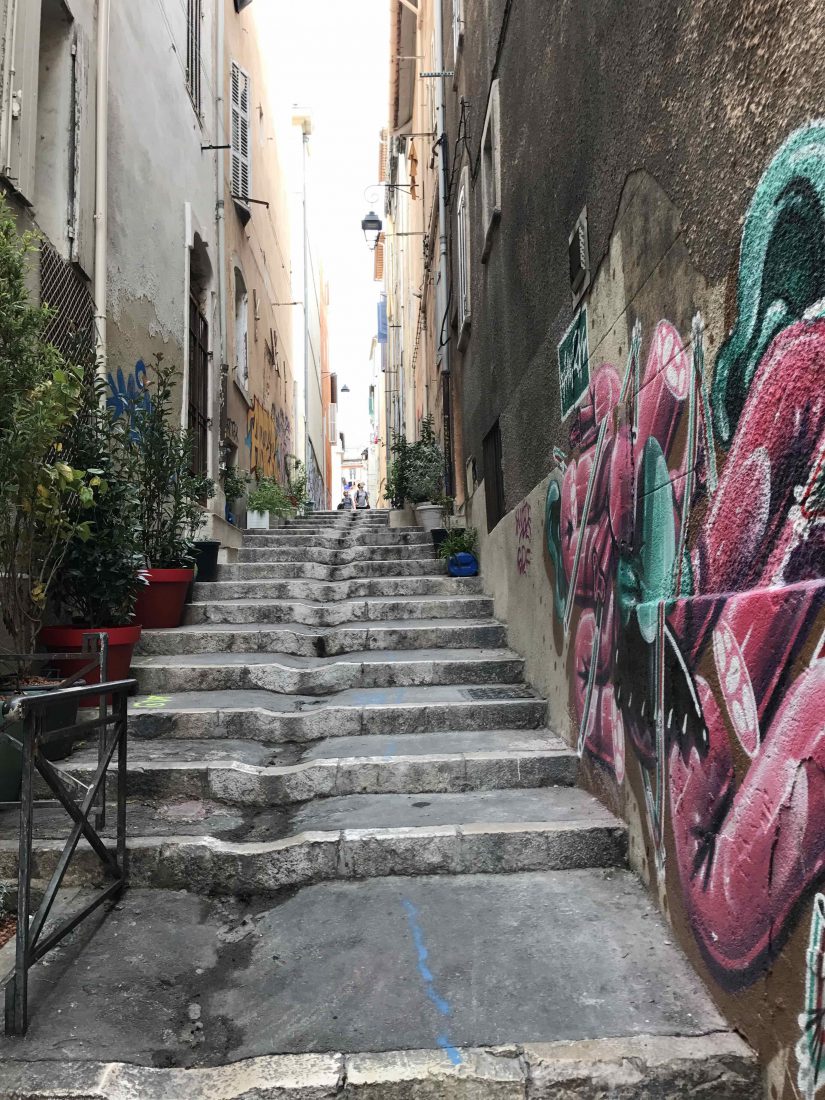 Marseille - escaliers au Panier