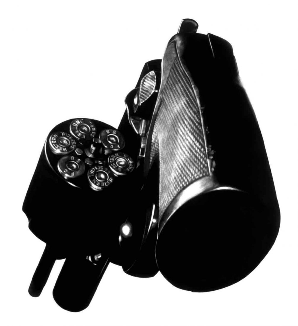 (Visuel : Robert Longo, Untitled (.38 Special), 1993 Fusain et mine de plomb sur papier, 228 x 190 cm - Courtesy de l’artiste)