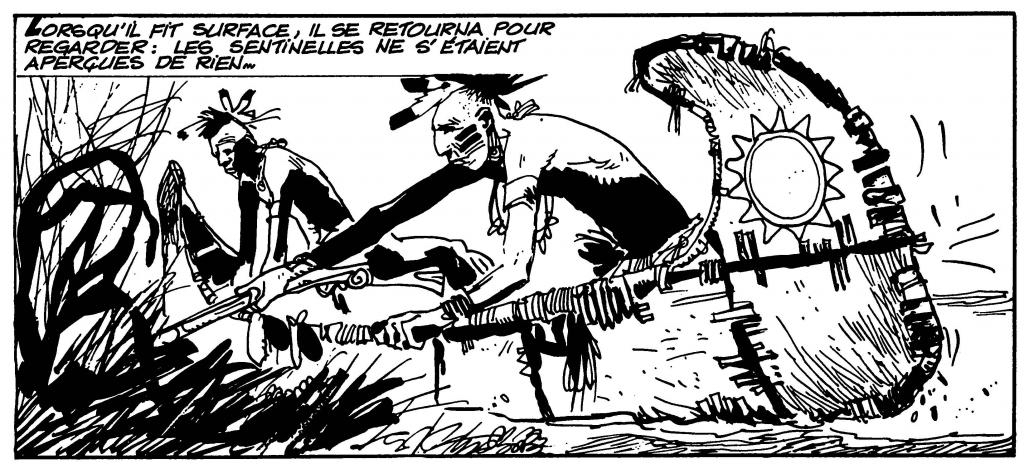 Extrait de « L’assaut du fort » d’Hugo Pratt (1970 - © Cong SA. Suisse