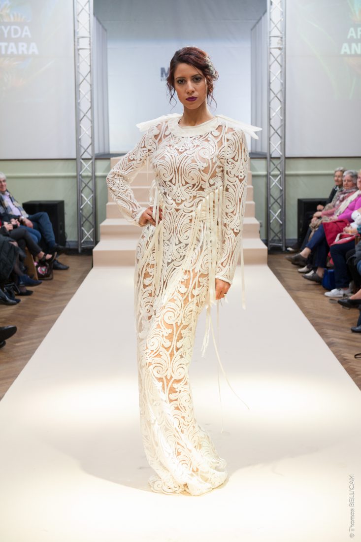 Ste Marie-aux-Mines salon Mode et tissus 2018 défilé robe broderie