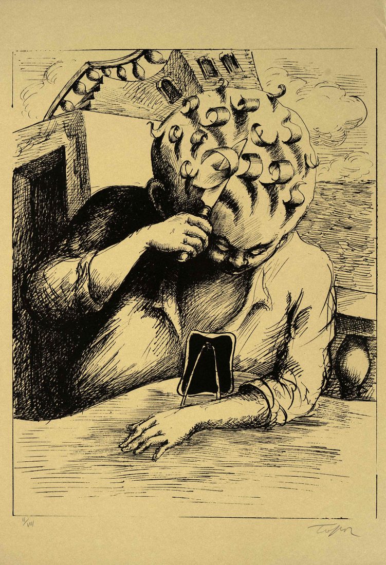 Roland Topor, sans titre courtesie galerie Anne Barrault