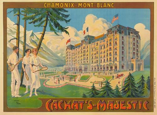 Chamonix cahat's Majestic affiche été